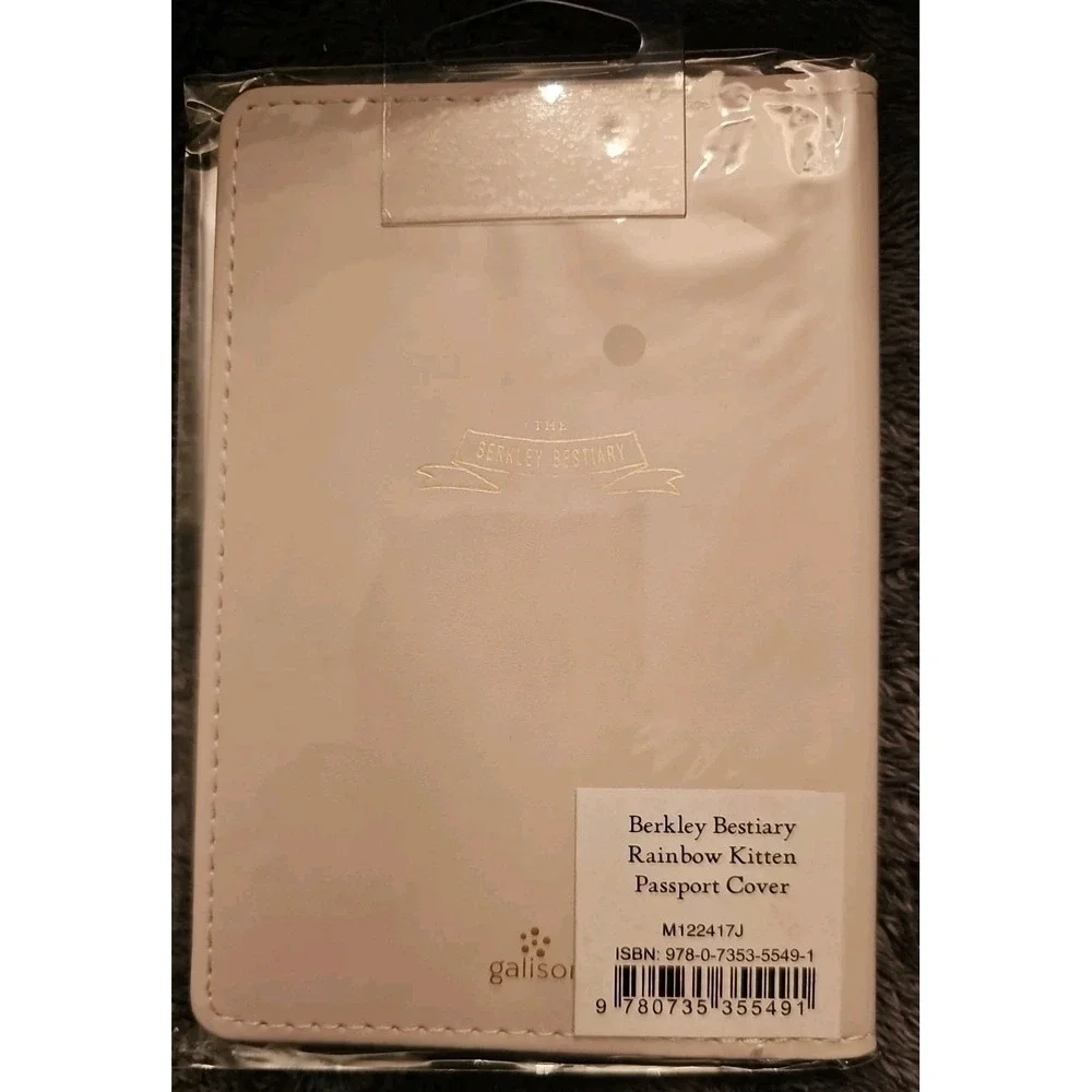 Berkley Bestiary Rainbow Kitten Passport Cover & 2 Mini Notebooks Galison